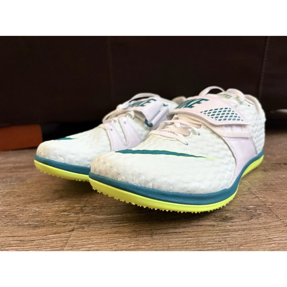 Nike High Jump Elite Track Shoes Barely Green Men’s Sz 9.5 FZ9536-100